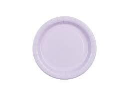 Papīra šķīvīši, lavandas krāsa, 18 cm, 6 gb